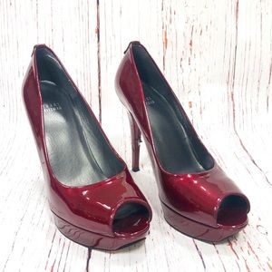 Stuart Weitzman Patent Leather Platform Heels